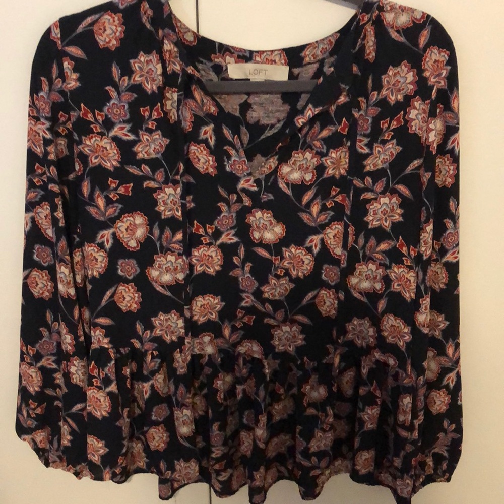 Floral blouse from the Loft